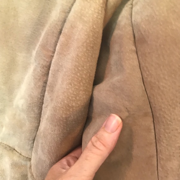 St John’s Bay Suede Penny Lane Tan Coat - Picture 11 of 14